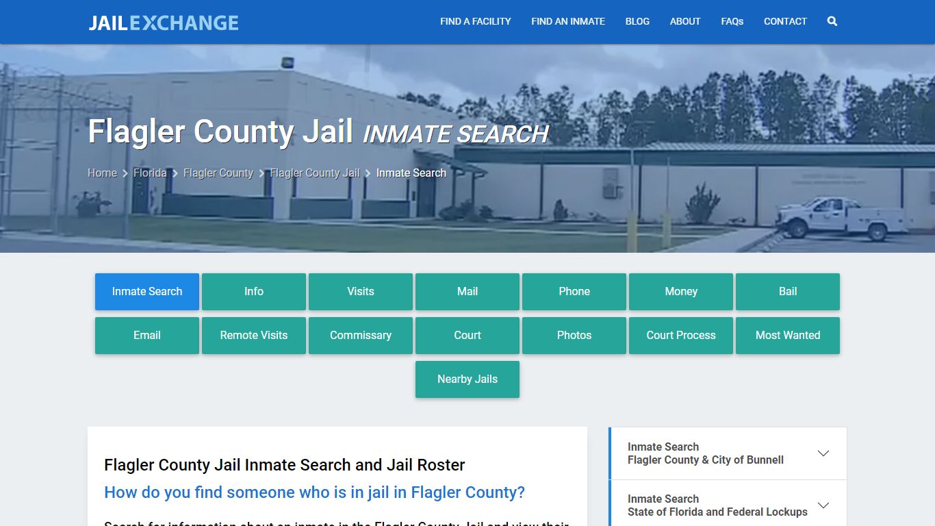 Inmate Search: Roster & Mugshots - Flagler County Jail, FL